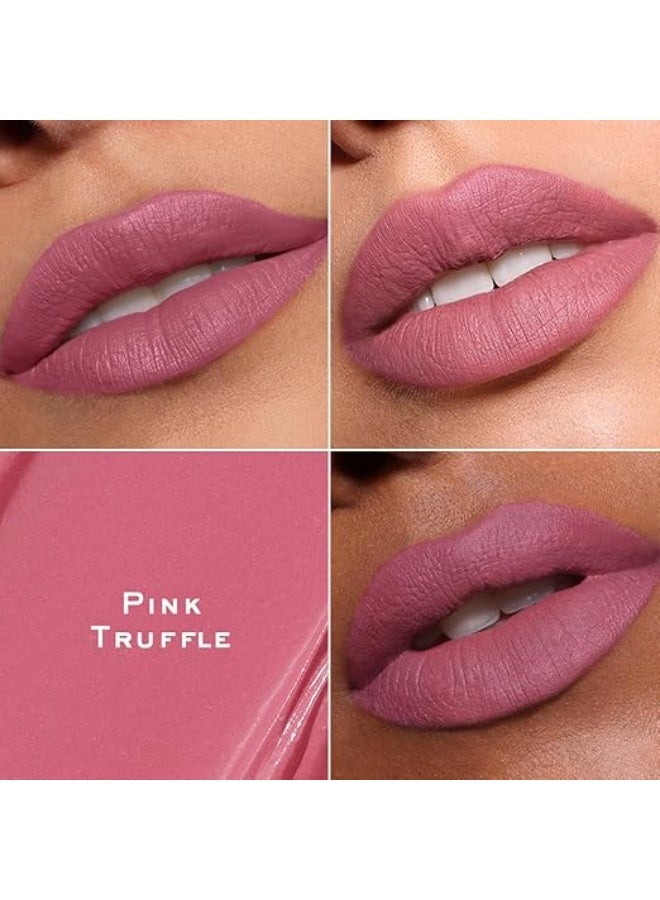 كيرو أحمر شفاه سائل ناعم غير لامع من كيرو فيلفيت سوفليه - لون ترافل وردي، 5 مل | تركيبة موس مرطبة وخفيفة الوزن | لون غني، لمسة نهائية غير لامعة تدوم طويلاً - Image 3